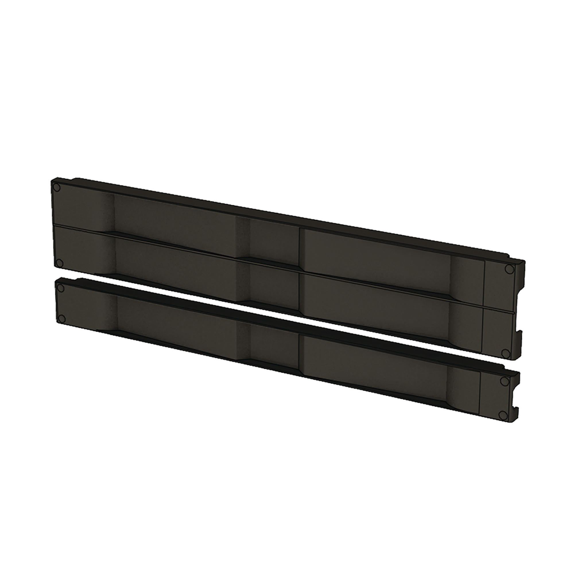 Tool-less (Snap-in) Blanking Panel for 19-inch Racks, fits 1RU, Black, Plastic