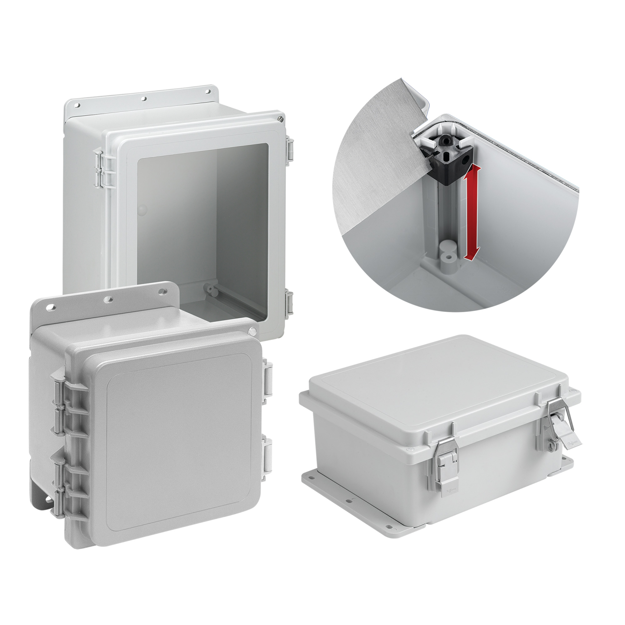 PolyPro Type 4X, 10.12x8.12x4.38, Polyester