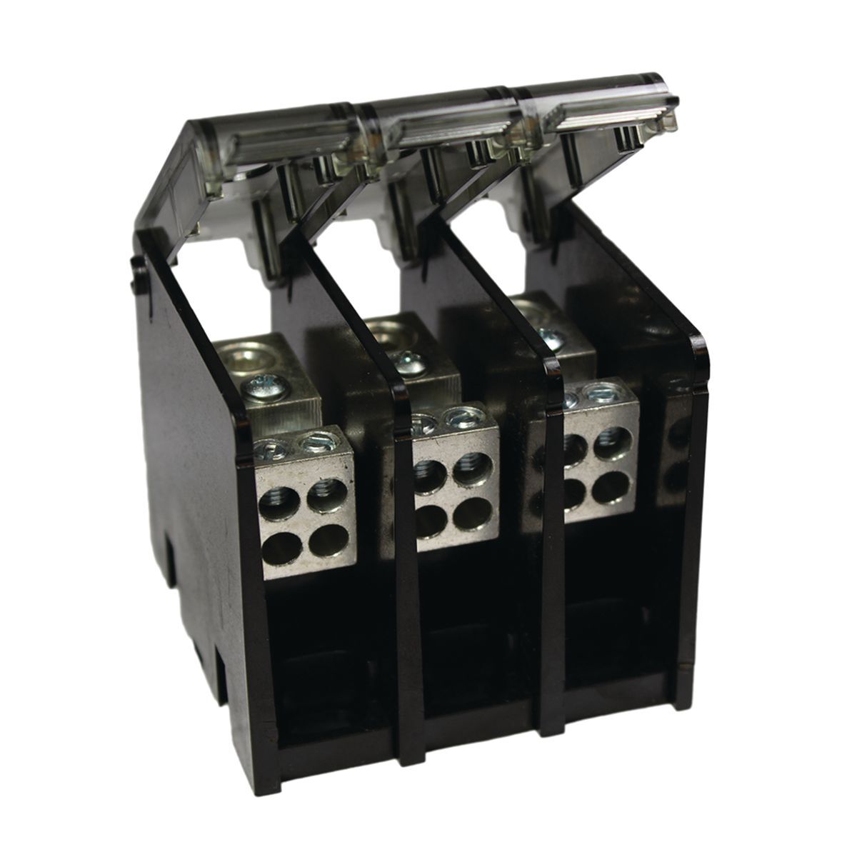 Terminal block covers, AWG 6 - 350 kcmil (Run), AWG 6 - 350 kcmil (Tap), Power Distribution Block,7.89 W,3.55 H