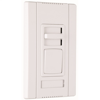 Titan Series LED 4-Wire Single-Pole/3-Way Preset Dimmer, White CD4FBL3PW
