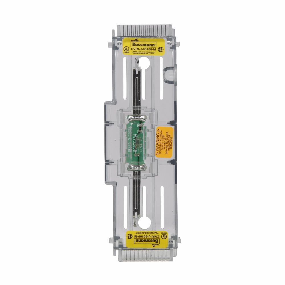 Eaton Bussmann series CVR fuse block cover, Modular fuse block cover, 100 A, Class J, With Indicator, 600 V