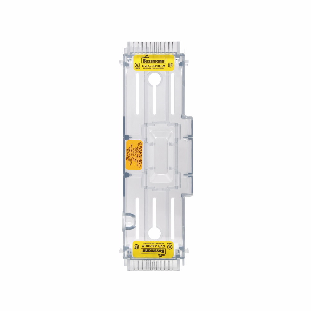 Eaton Bussmann series CVR fuse block cover, Modular fuse block cover, 100 A, Class J, Non-indicating, 600 V
