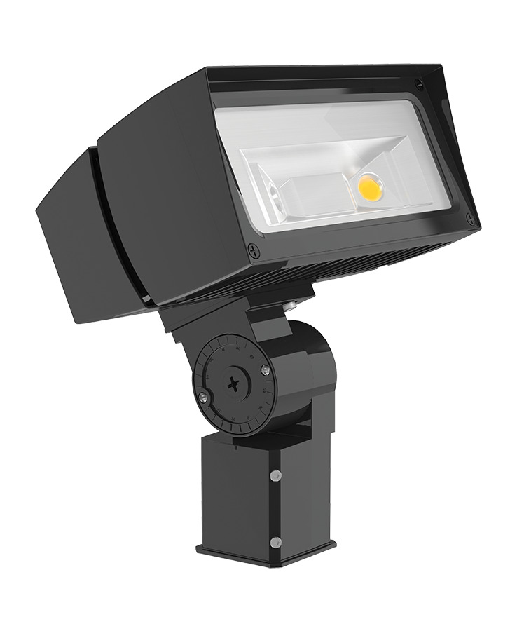 Future Flood, 26W, LED, 5000k, Slipfitter On-Off 7X6, Bronze