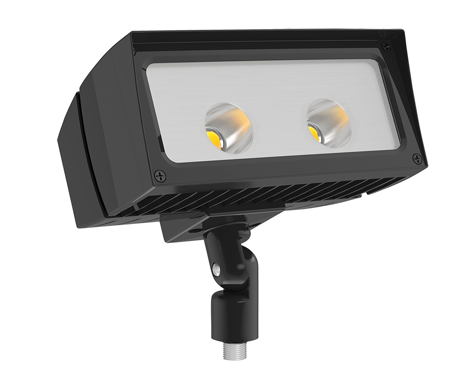 Future Flood, 39W, LED, 5000k, Arm On-Off 4X4, Bronze