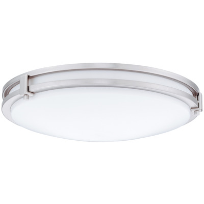 Saturn LED Flush/Semi-Flush Mount, 80 CRI, 3000K, Brushed nickel, SKU - 220G47