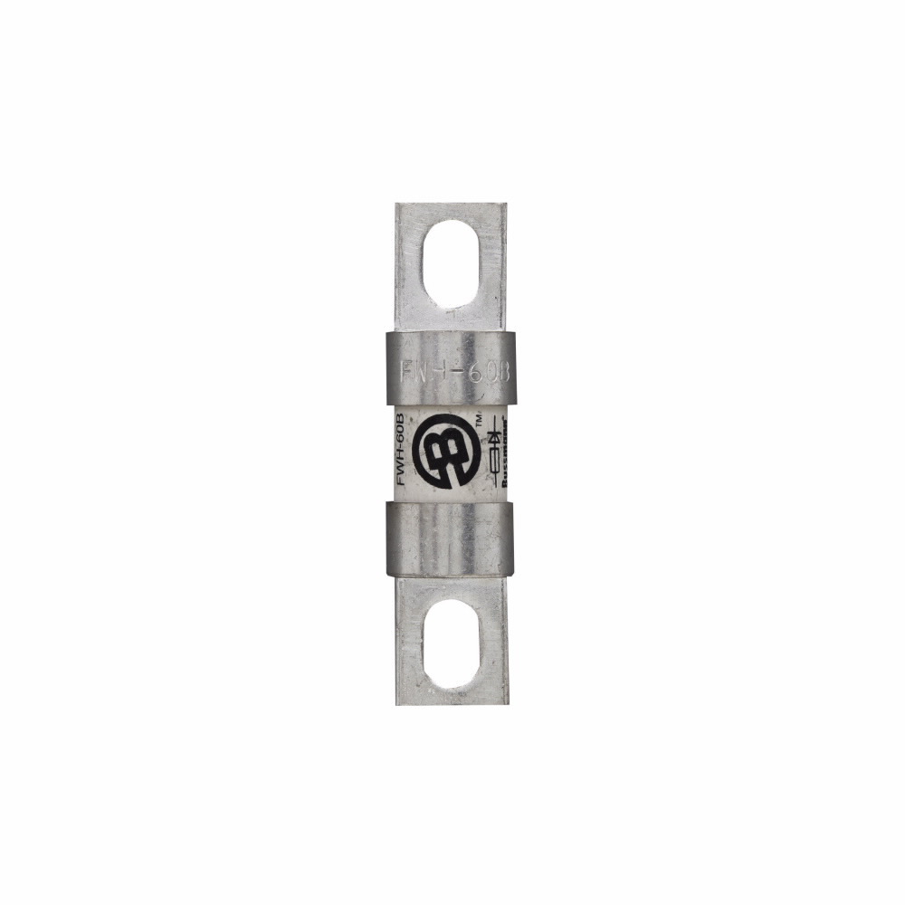 Eaton Bussmann series FWH high speed fuse, 1200V, 50A, 200 kAIC at 1000 Vac, 50 kAIC at 500 Vdc, None, High speed fuse, Blade end X blade end, Stud