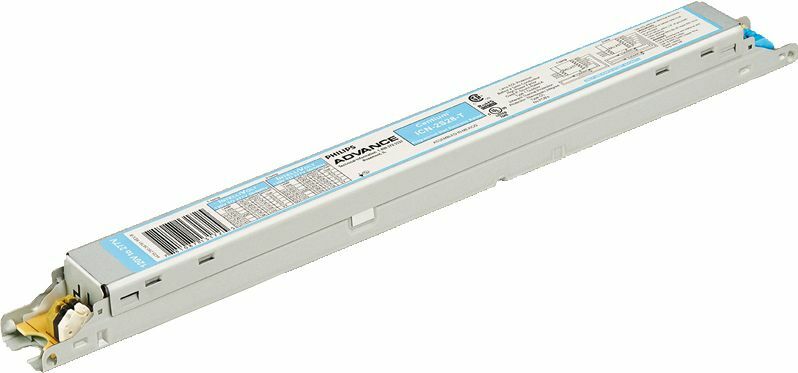 New design means flexibility Auto-restrike capability - Eliminates the need to reset power mains after failed lamps are replaced;0F starting capability - Suitable for cold temperature applications Philips Advance Centium ballasts for T5 lamps at 120-277V are now available with our industry leading N-can at 9.5" x 1.3" x 1.0" or T-can at 14.17" x 1.18" x 1.06", which provides fixture manufacturers increased versatility in their newer generation fixture designs. These ballasts are compatible with all major energy-saving T5 linear lamps and have a variety of other features which makes them ideal for a variety of applications. The ballasts programmed start ignition provides extended lamp life in frequent switching applications such as those where occupancy sensors are being used. They also feature lamp End-Of-Life (EOL) protection circuitry which safely removes power from the lamp at the end of lamp life. IntelliVolt Technology (120-277V);Lamp EOL Protection;UL Type CC rated - Anti-arcing circuitry provides greater flexibility to meet end-user application requirements Retail, commercial, institutional and industrial applications including; schools, offices, specialty & department stores, warehouses and manufacturing