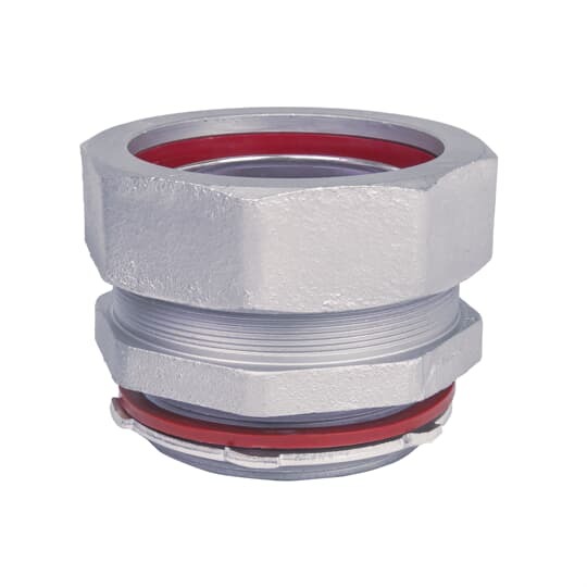 Liquidtight Conduit Fitting, Straight, Trade Size 3/8 Inch, Steel
