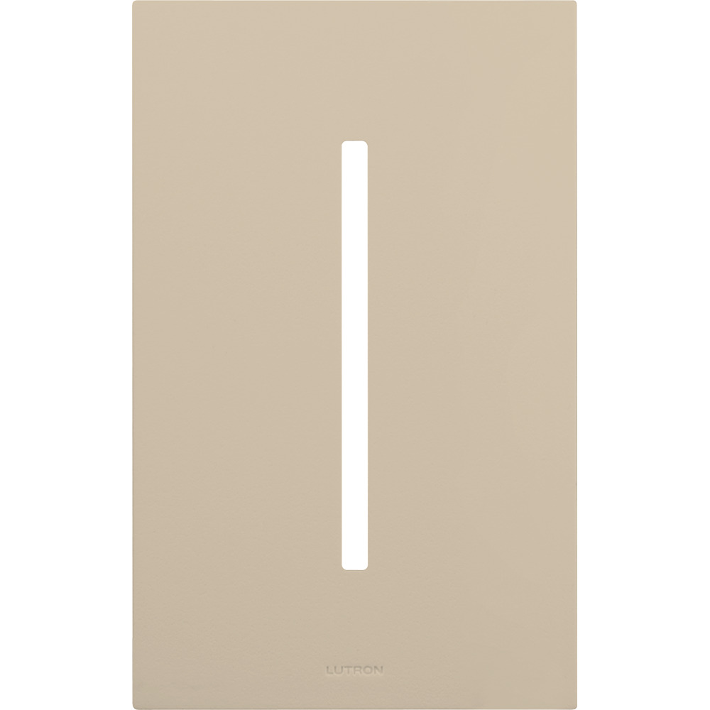 Single-gang WallPlate for GRAFIK T Controls, One-gang for 1 dimmer, switch, or wallstation in taupe