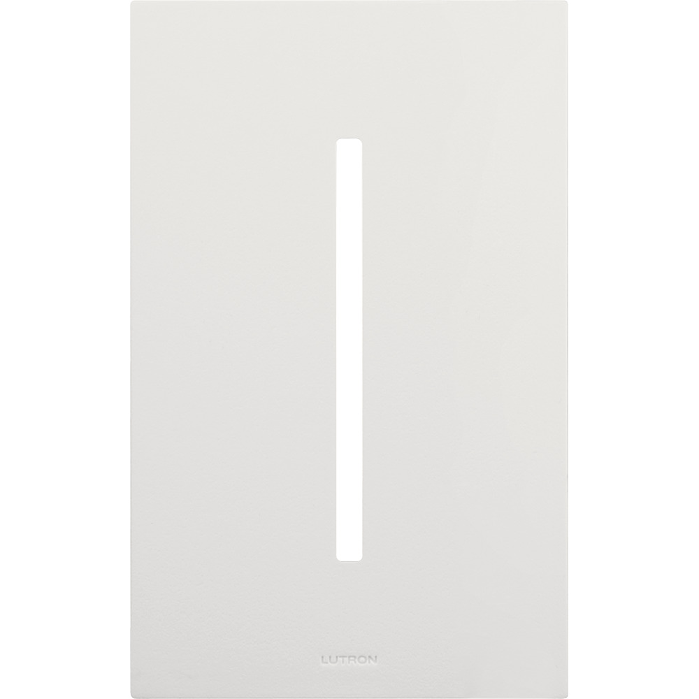 Single-gang WallPlate for GRAFIK T Controls, One-gang for 1 dimmer, switch, or wallstation in white