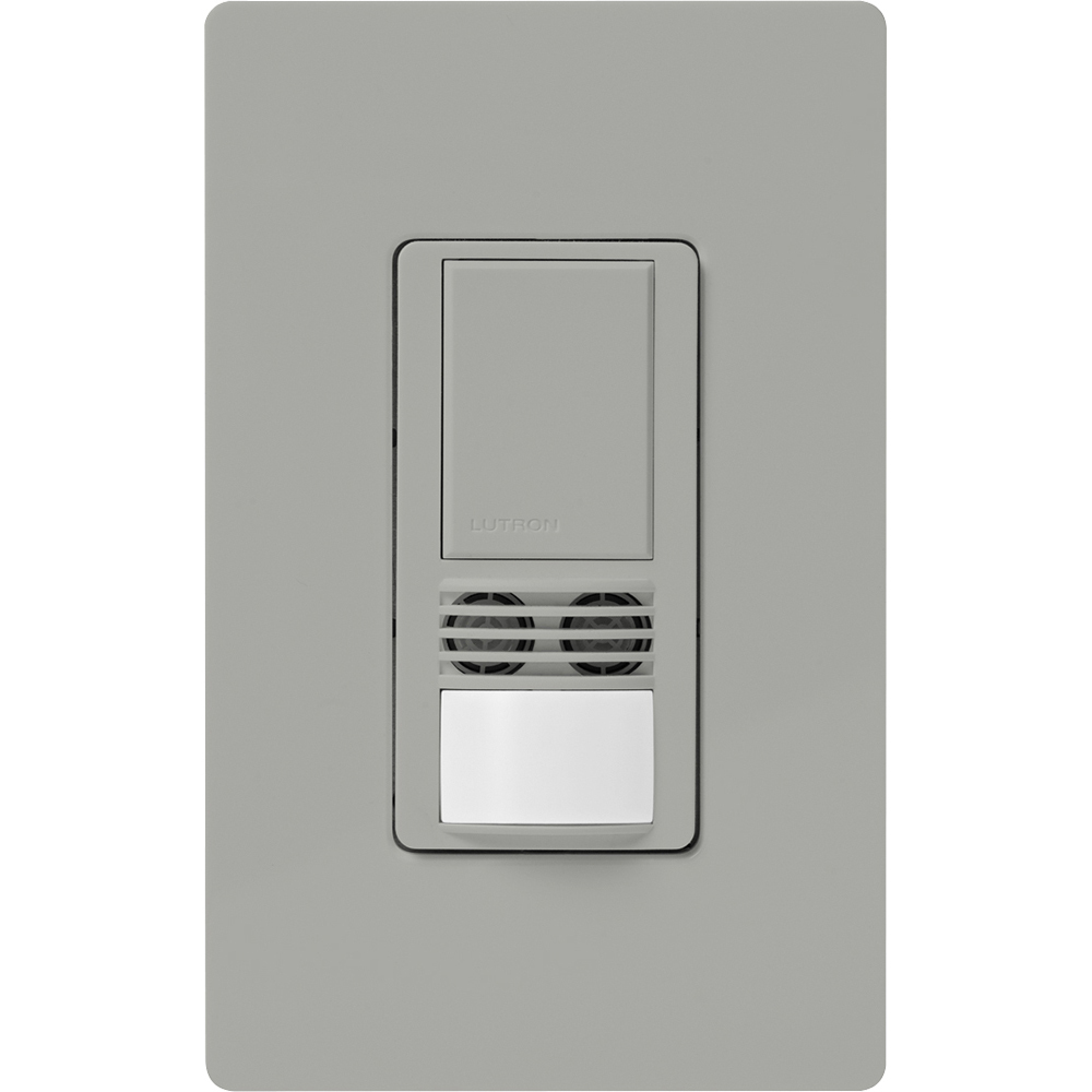 Lutron Maestro Dual-Tech Motion Sensor switch, 6-Amp, Single-Pole, Gray