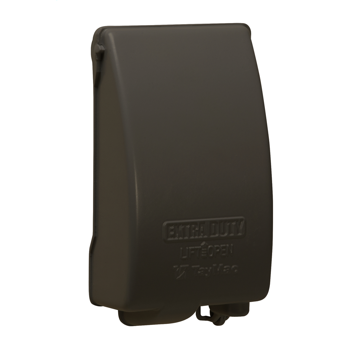 One Gang Bronze Metal Low Profile While-In-Use Covers - Extra Duty, Vertical 8-in-1