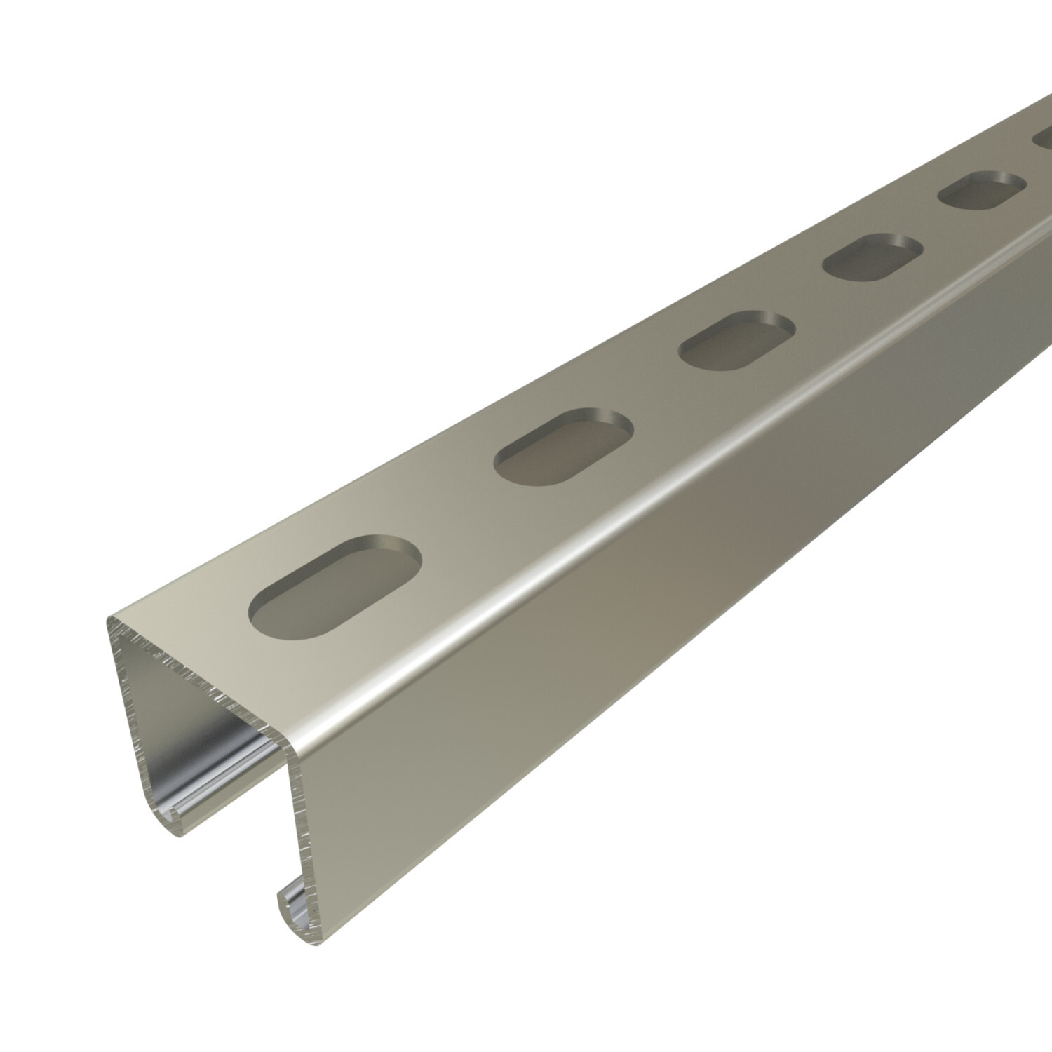 UNISTRUT CHANNEL, 12ga, 1-5/8"x 1-5/8", T-SLOTS, ST