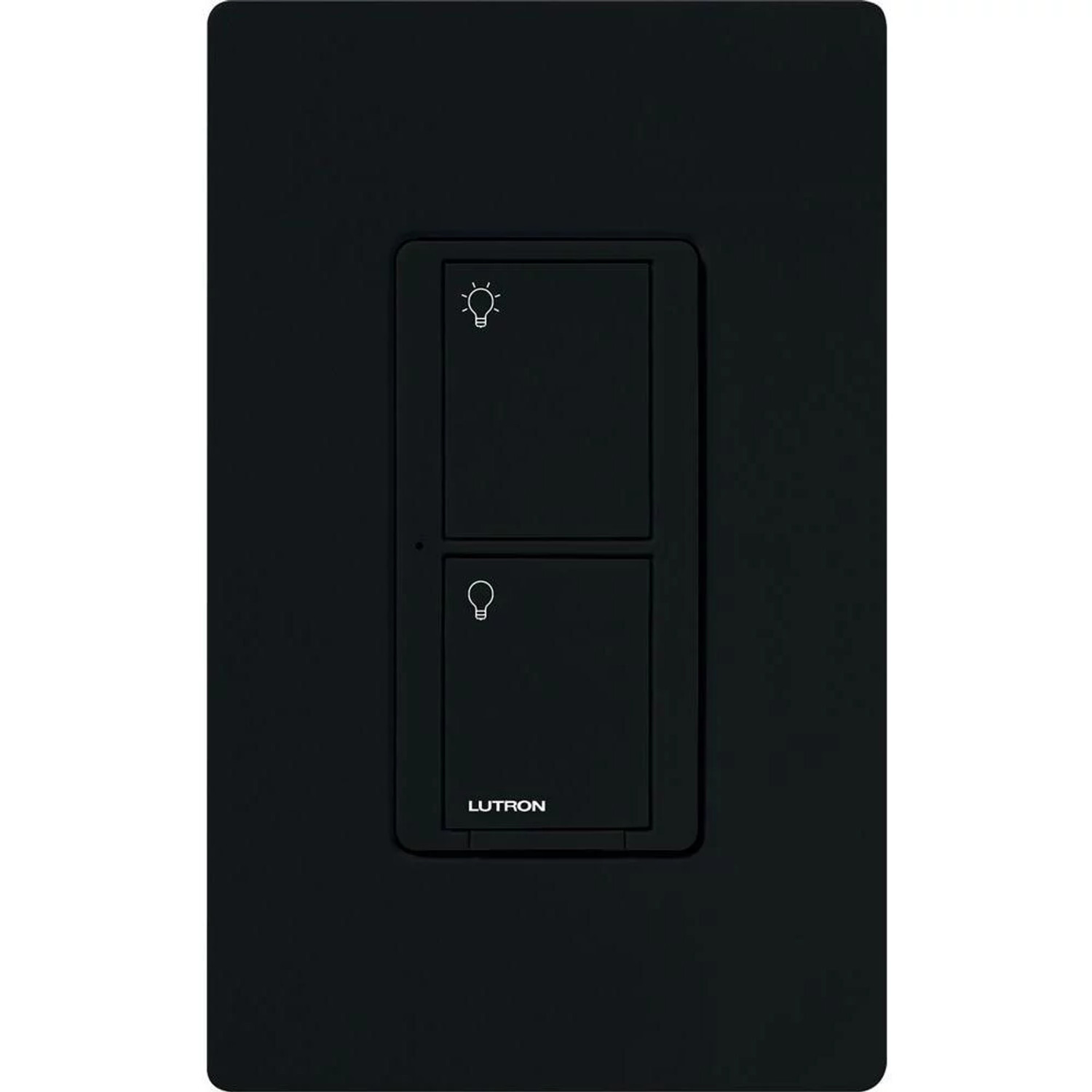 Caseta Wireless switch, 5A lighting or 3A fan, 120/277V in black