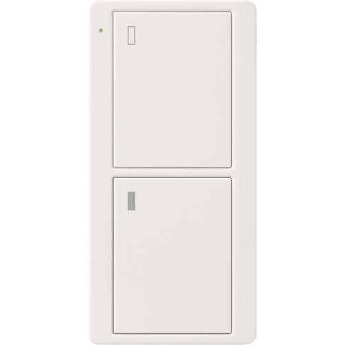 Lutron 2-Button Pico Smart Remote, with Appliance Icons - White