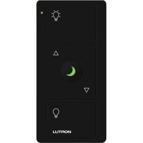 Pico Wireless Control with nightlight, 3-button with raise/lower in black