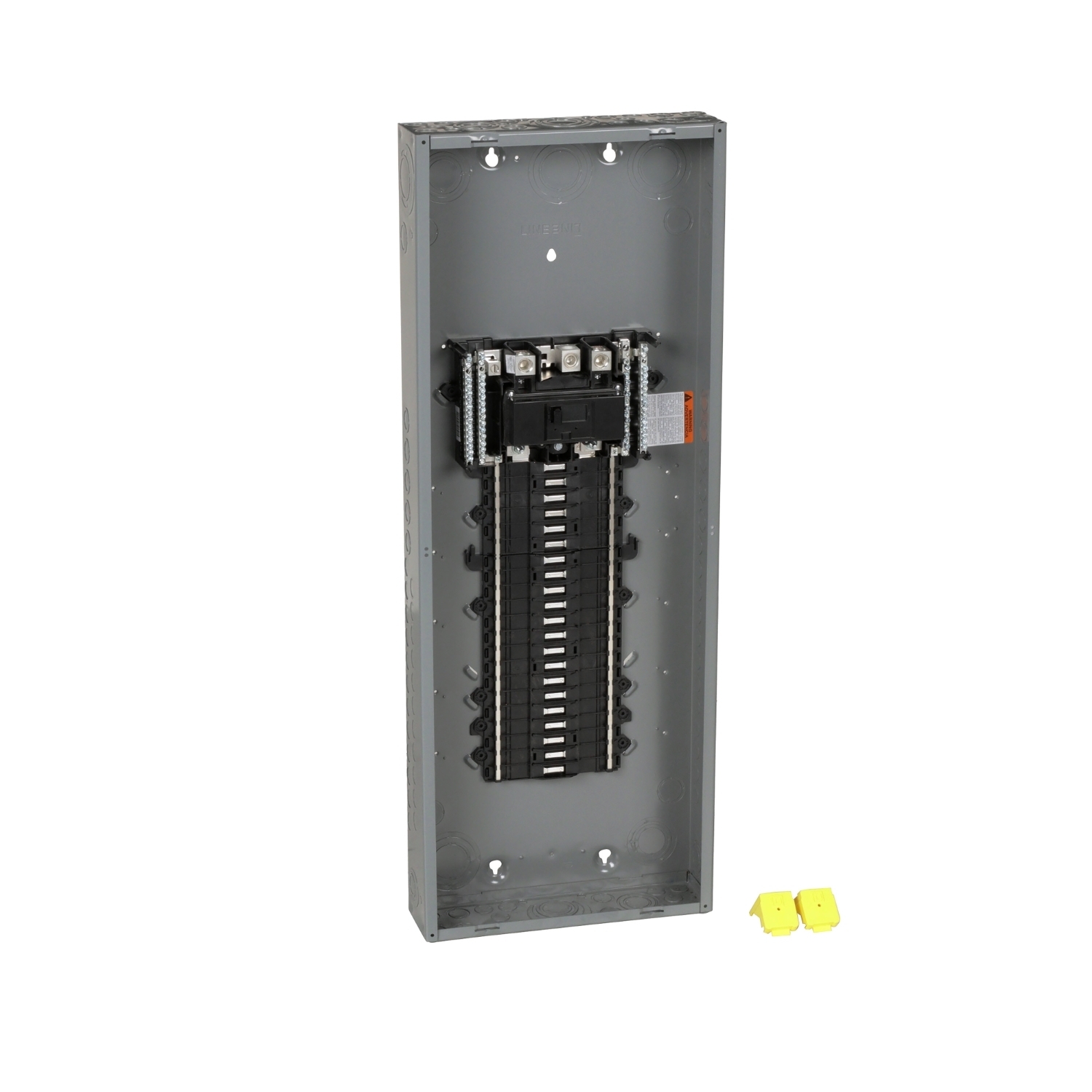 Load center, QO, 1 phase, 42 spaces, 52 circuits, 200A convertible main breaker, PoN, NEMA1, combo cover