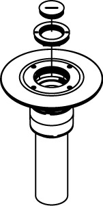 2IN FURNITURE FEED ASSY-BRASS