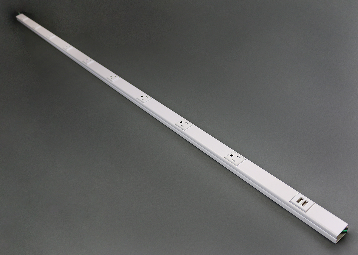 USB PLUGMOLD 6FT STAINLESS STEEL