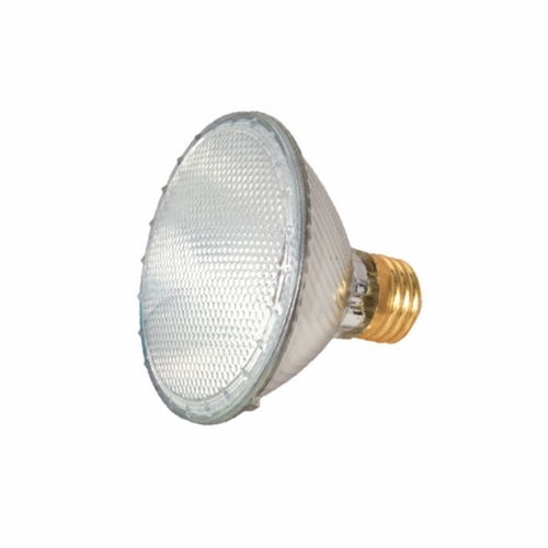 Halogen PAR Lamp, Designation: 39PAR30/HAL/XEN/NFL/120V, 120 V, 39 WTT, PAR30 Shape, E26 Medium Base, Clear, CC-8 Filament, 1500 HR, Lumens: 530 LM Initial, 2900 DEG K Color Temperature, Warm White 34 DEG Beam Angle, 3-5/8 IN Length, 3-3/4 IN Diameter, Lumens: 1100 CP Center Beam