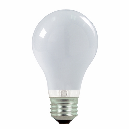 Halogen Type A, Designation: 72A19/HAL/ES/SW/120V 2PK, 120 V, 72 WTT, A19 Shape, E26 Medium Base, White, 1000 HR, Lumens: 1490 LM Initial, 3000 DEG K Color Temperature, Warm White 4-7/16 IN Length, 2-3/8 IN Diameter
