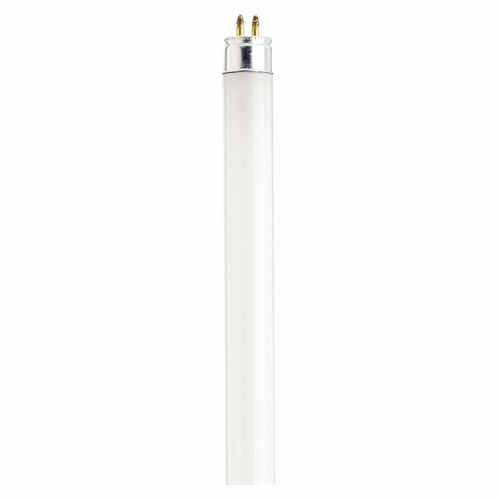Fluorescent T5 Preheat Lamp, Designation: F4T5/D, 4 WTT, T5 Shape, G5 Miniature Bi Pin Base, 5000 HR, Lumens: 115 LM Initial, 6500 DEG K Color Temperature, Daylight 75 CRI, 5-29/32 IN Length, 5/8 IN Diameter