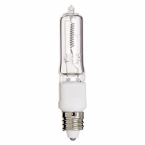 Designation: 75W Q/CL MINI-CAN CARDED, 75 watt, Halogen, T4, Clear, 2000 Average rated Hours, 1250 Lumens, Mini Cand base, 120 volts