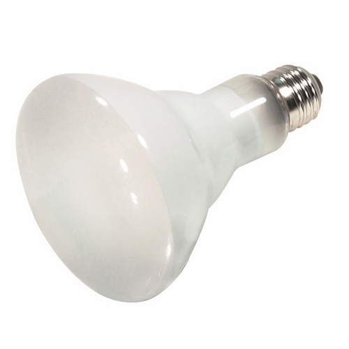 Halogen Reflector Lamp, Designation: 45R20/FL/HAL, 120 V, 45 WTT, R20 Shape, E26 Medium Base, Frosted, 2000 HR, Lumens: 560 LM Initial, 70 DEG Beam Angle, 4 IN Length, 2-1/2 IN Diameter