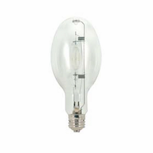 HID Metal Halide Lamp, Designation: MS250/ED28/PS/U/4K, 250 WTT, ED28 Shape, E39 Mogul Base, Clear, 15000 HR, Lumens: 25000 LM Initial, 4000 DEG K Color Temperature, Cool White 65 CRI, 8-5/16 IN Length, 3-1/2 IN Diameter, Burn Position: Universal