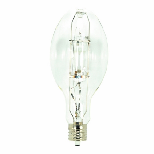 HID Metal Halide Lamp, Designation: MP250/ED28/BU/4K, 250 WTT, ED28 Shape, E39 Mogul Base, Clear, 10000 HR, Lumens: 23000 LM Initial, 4200 DEG K Color Temperature, Cool White 65 CRI, 8-5/16 IN Length, 3-1/2 IN Diameter, Burn Position: BU +/- 15