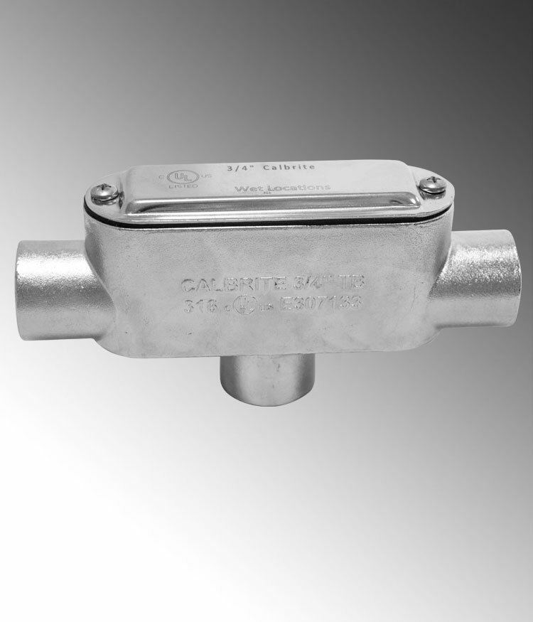Rigid Stainless Steel 316 TB Conduit Body 3/4" Trade SizeUL Listed UL514A E307133
