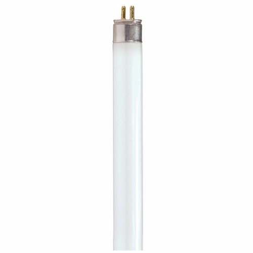 Fluorescent T5 High Performance Lamp, Designation: F14T5/850/ENV, 14 WTT, T5 Shape, G5 Miniature Bi Pin Base, 24000 HR, Lumens: 1350 LM Initial, Lumens: 1250 LM Mean, 5000 DEG K Color Temperature, Natural Light 85 CRI, 22-3/16 IN Length, 5/8 IN Diameter