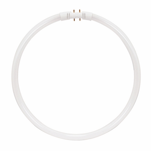 Fluorescent T5 Circline High Performance Lamp, Designation: FC40T5/835, 40 WTT, T5 Shape, 2GX13 2GX13 (4-Pin) Base, 12000 HR, Lumens: 3300 LM Initial, Lumens: 3350 LM Mean, 3500 DEG K Color Temperature, Neutral White 82 CRI, 12 IN Length, 5/8 IN Diameter