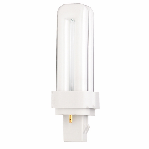 Compact Fluorescent Double Twin 2 Pin Lamp, Designation: CFD13W/835, 13 WTT, T4 Shape, GX23-2 GX23-2 Base, 12000 HR, Lumens: 780 LM Initial, 3500 DEG K Color Temperature, Neutral White 82 CRI, 4-19/32 IN Length