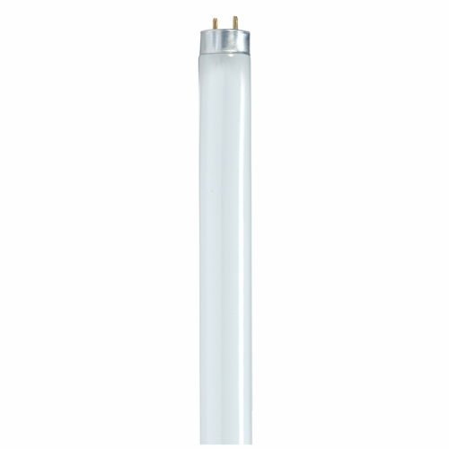 Fluorescent T8 Linear Lamp, Designation: F17T8/865/ENV, 17 WTT, T8 Shape, G13 Medium Bi Pin Base, 20000 HR, Lumens: 1300 LM Initial, 6500 DEG K Color Temperature, Daylight 82 CRI, 23-25/32 IN Length, 1 IN Diameter