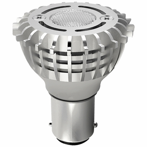 Minature LED, Designation: 2W ALR12 Miniature LED - Double Contact Base - 3000K - 12V