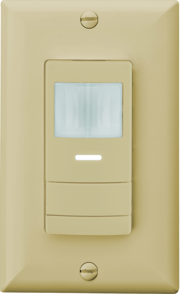 WSX PDT IV Wall Switch Occupancy Sensor, Passive Dual Technology, Ivory