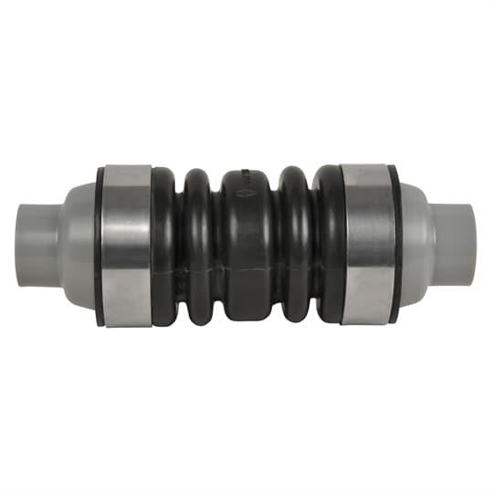 3/4 Inch XD Non-Metallic Expansion/Deflection Coupling with Neoprene Rubber Boot and Stainless Steel Clamps