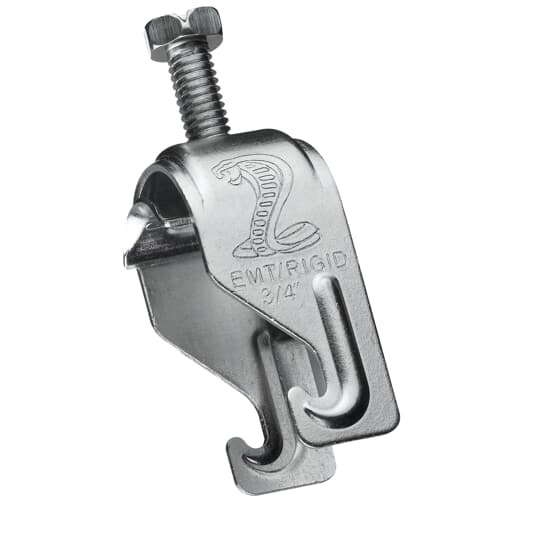 Clamp, One-Piece Cable and Pipe, EMT and Rigid Conduit Trade Size 2-1/2 Inches, Cable Outer Diameter Range 2.576-3.060 Inches, Steel