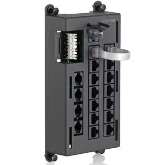 Telephone Input Distribution Panel, Black Housing