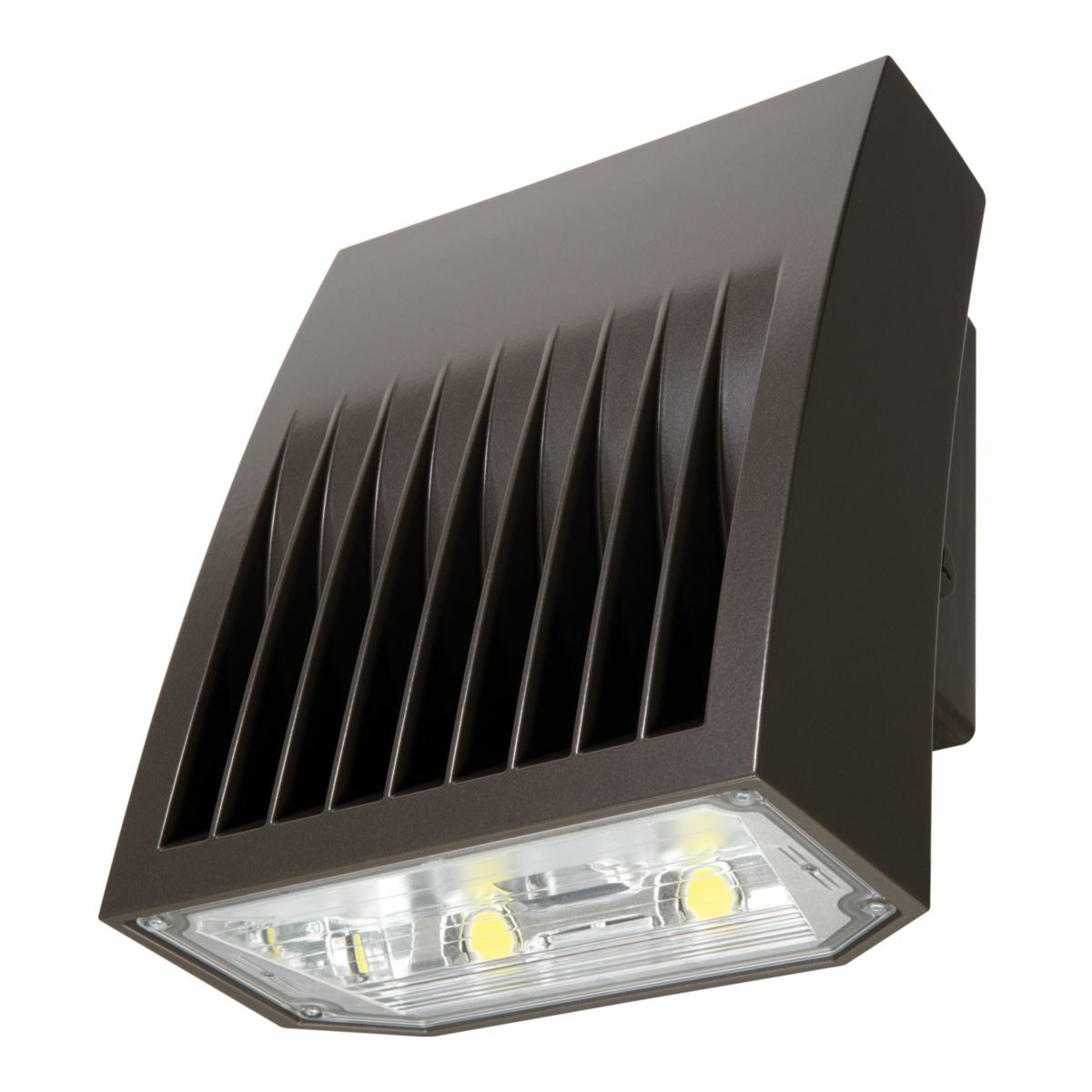 Crosstour MAXX, LED 81W, Wall Mount, Full Cutoff Door, 5000K, 120-277V, Carbon Bronze