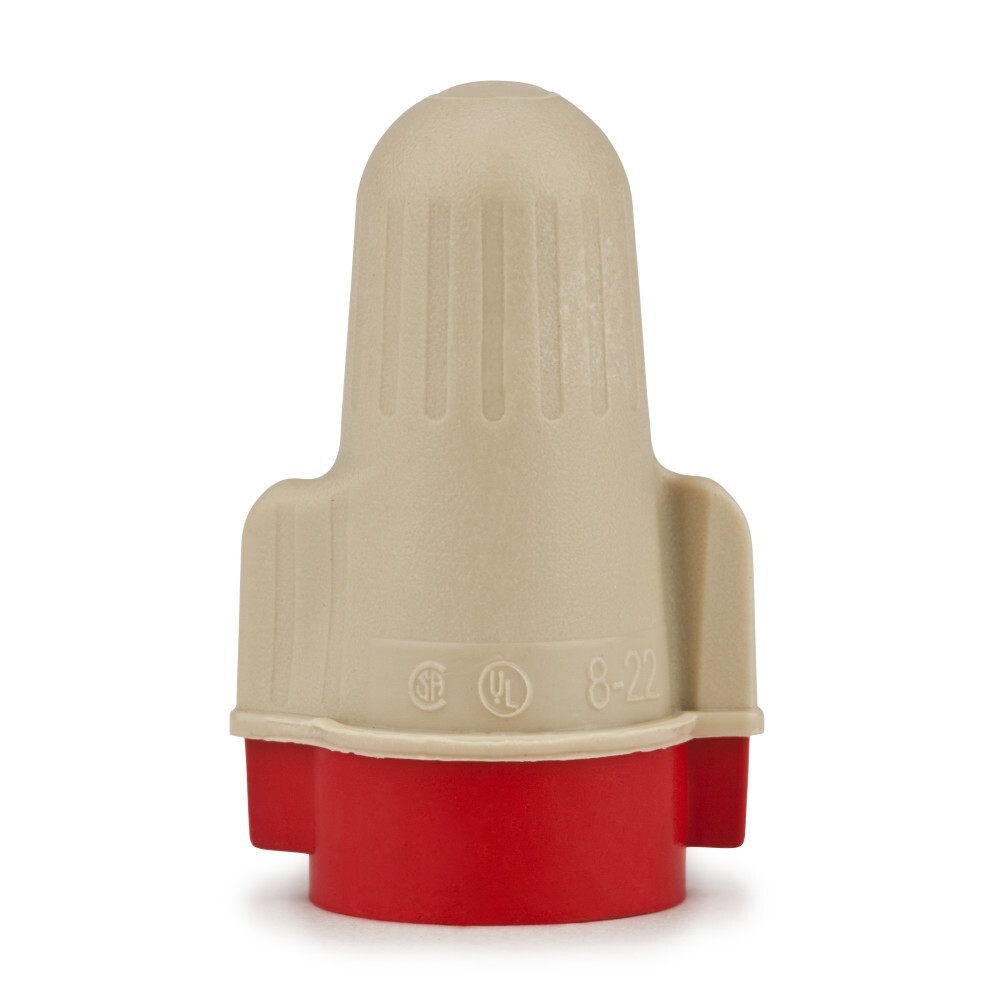 Performance Plus Wire Connector, Tan/Red, 100 Per Pouch