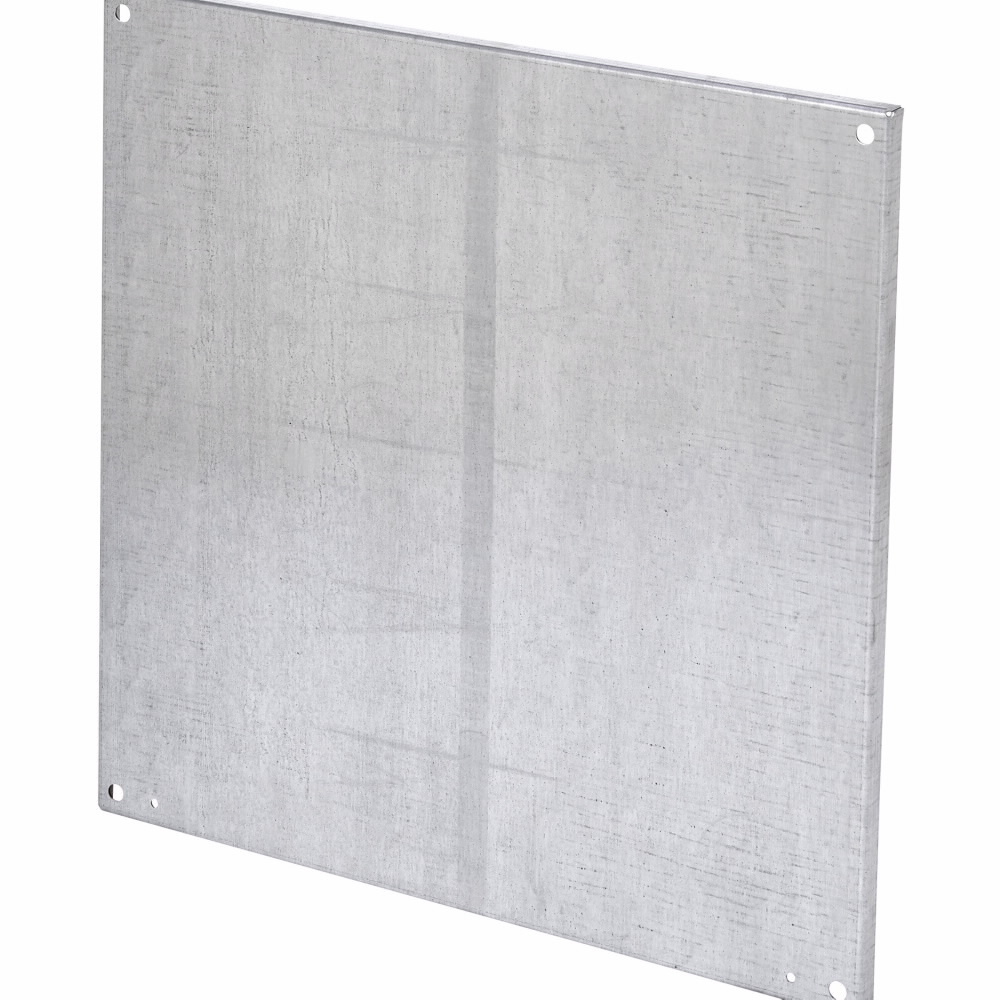 Eaton B-Line series panel enclosure, NEMA 3R, ANSI 61 gray painted, Protects against rain, sleet and ice formation, Galvanized steel, Wall mounting, Panel enclosures, Type 3r large continuous hinge cover, 36" X 30" panel