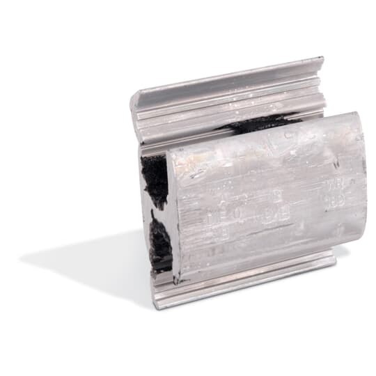 Aluminum Wide Range H-Type Compression Connector, Main: 4/0 - 3/0 ACSR, 4/0 - 3/0 Str. Tap: 2/0 - 1 ACSR, 2/0 - 1/0 Str. 3/0 - 2/0 Sol.   2-3/16 inch
