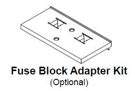 Control Transformer Accessories - Fuse Block Adapter Kit, 50 to 500 VA, AR, QR, PR, KHR, SR Suffixes