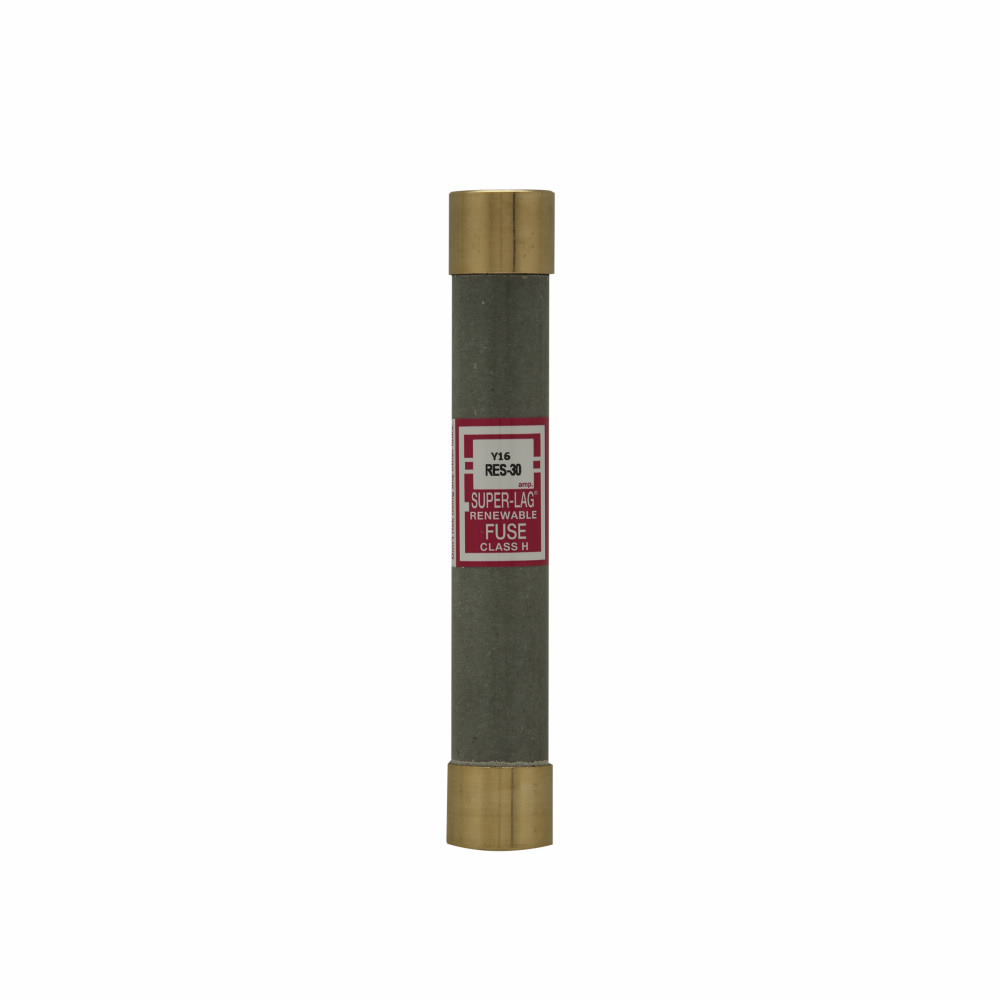 Eaton Bussmann Series RES Fuse, Renewable Fuse, Renewable, 6 A, 600 Vac, 10 kAIC at 250 Vac interrupt rating, Class H, 10 units