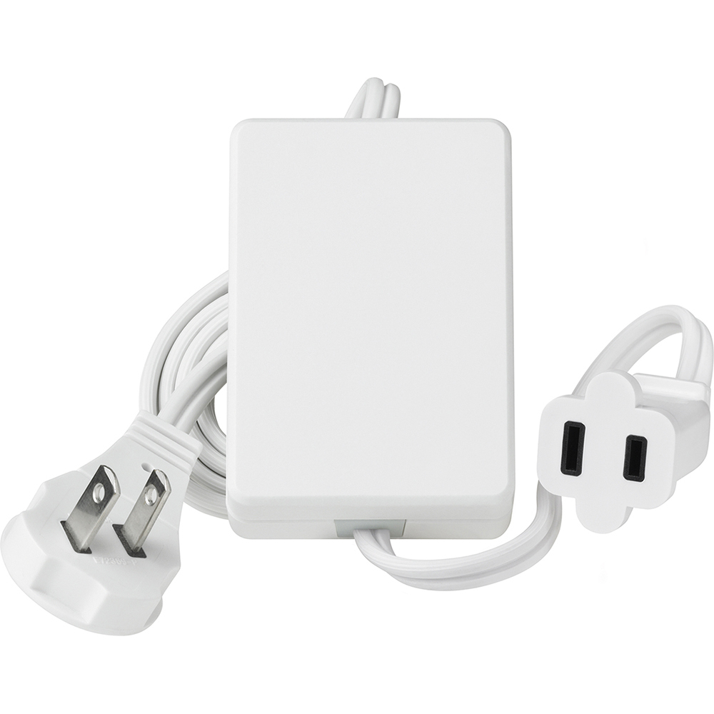 RadioRA 2 Plug-in Module, Incandescent/Halogen, Magnetic Low-Voltage, 1-receptacle dimming module, 300W/300VA in snow
