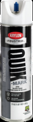 Krylon Invert Paint, APWA Utility White, Solvent-Based, 20 oz.