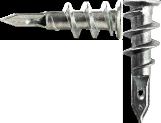 #8 EZ Ancors, Zinc Alloy with #8 x 1-1/4" Screws, Square/Phillips, Includes #2-2" Hex Power Bit