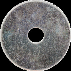1/4 x 1-1/4" Fender Washers, Zinc Plated,Jar
